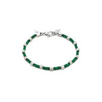 Bracelet Giovanni Raspini Man in Silver Malachite 11360L - 11360L